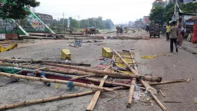 থমথমে গোপালগঞ্জ, কারফিউ আজ সন্ধ্যা ৬টা পর্যন্ত 