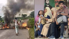 খাগড়াছড়িতে সকাল-সন্ধ্যা অবরোধ, ভোগান্তিতে পর্যটকেরা