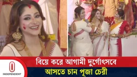 বিয়ে করে আগামী দুর্গোৎসবে আসতে চান পূজা চেরী