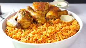 নাইজেরিয়ান জলফ রাইস ও গ্রিলড চিকেন রেসিপি