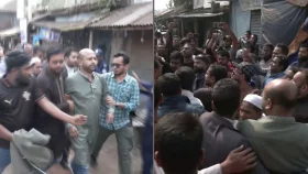 সেতুর ভিত্তি স্থাপন করতে গিয়ে হেনস্তার মুখে ব্যারিস্টার ফুয়াদ