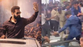 এনটিআরকে দেখতে হাসপাতালে তুমুল উত্তেজনা, পুলিশের লাঠিচার্জ
