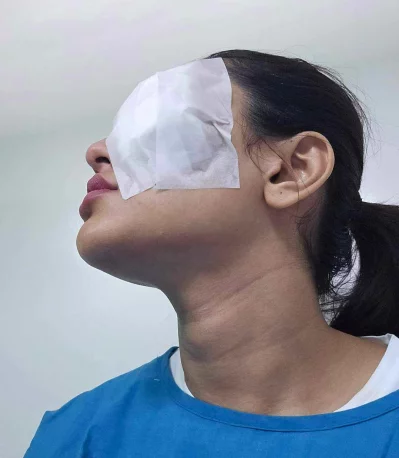 হাসপাতালে নুসরাত ফারিয়া। ছবি: ফেসবুক