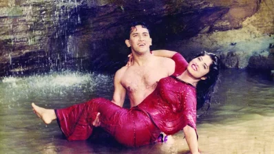 চলচ্চিত্রের দৃশ্যে সালমান-মৌসুমী। ছবি: সংগৃহীত