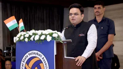 এশিয়ান ক্রিকেট কাউন্সিলের প্রধান ও ভারতের ক্রিকেট বোর্ডের সচিব জয় শাহ। ছবি: এক্স