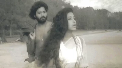 ঘুড্ডি সিনেমার দৃশ্যে রাইসুল ইসলাম আসাদ ও সুবর্ণা মুস্তাফা। ছবি: সংগৃহীত