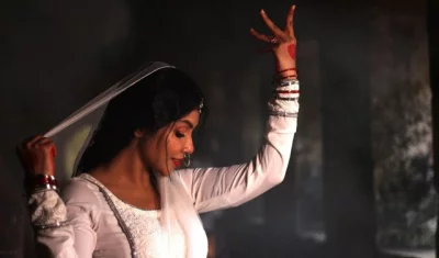 সিনেমাটির প্রধান চরিত্রে অভিনয় করেছেন কাজী নওশাবা আহমেদ। ছবি: নির্মাতার সৌজন্যে