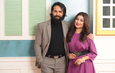 আদর আজাদ ও মানসী প্রকৃতি। ছবি: নির্মাতার সৌজন্যে
