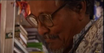 আসাদের খোলা চিঠি গানের দৃশ্যে আসাদ চৌধুরী। ছবি: শহরতলী