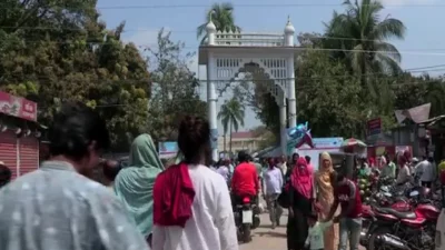 লালন স্মরণোৎসবে দর্শনার্থীদের ঢল। ছবি: ভিডিও থেকে নেওয়া