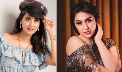 শবনম বুবলী ও অপু বিশ্বাস। ছবি তাঁদের ফেসবুক প্রোফাইল থেকে নেওয়া