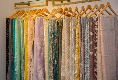 Here you will find designer sarees.  Photo: The Independent