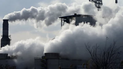 Carbon emissions will continue to rise until 2050.  Photo: Reuters