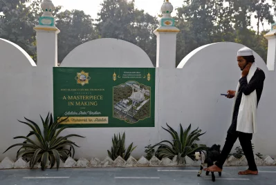 The court verdict asked to give space for construction of mosque.  Photo: Reuters