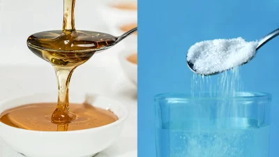 Salt-water, honey etc. can be beneficial in eye allergy.  Photo: Pexels