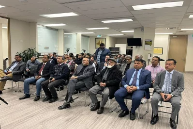 Invited guests at the launch of e-passport program at Bangladesh Consulate General, Toronto.  Photo: Notice