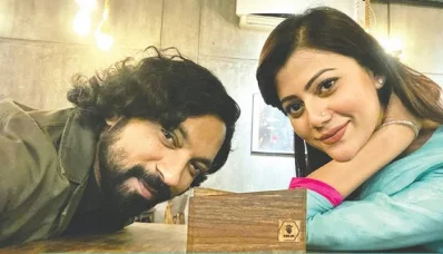 ফিল্মটিতে জুটি বেঁধেছেন বর্ষণ ও তানজিকা আমিন। ছবি: সংগৃহীত