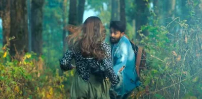একটি দৃশ্যে সৌরভ ও বুবলী। ছবি: টিজার থেকে স্ক্রিনশট