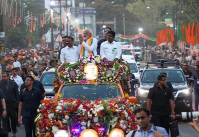 নির্বাচনের আগে মাঠে প্রধানমন্ত্রী নরেন্দ্র মোদি। ছবি: ফেসবুকের সৌজন্যে