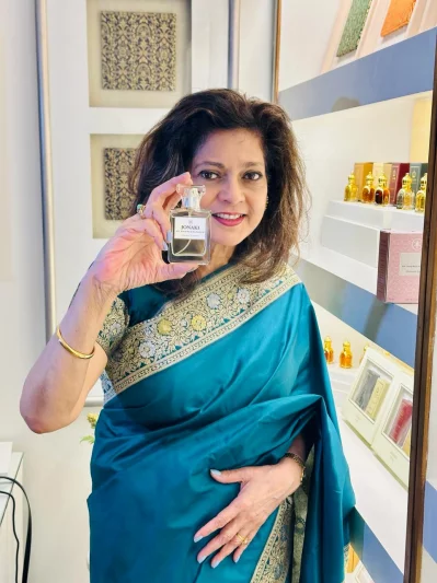 প্রতিষ্ঠানটির সত্তাধিকারী নাসরিন জামির। ছবি: জোনাকি ফ্রাগ্রেন্স