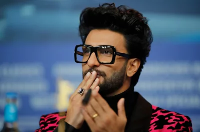 ভারতীয় অভিনেতা রণবীর সিং। ছবি: রয়টার্স।