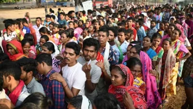 গত ১৯ এপ্রিল ভারতে শুরু হয়েছে লোকসভা নির্বাচন। ছবি: এক্স থেকে নেওয়া