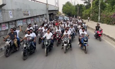 মোটরসাইকেলে শোডাউন। ছবি সংগৃহীত