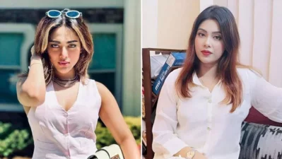 তমা ও মিষ্টি জান্নাত। ছবি ফেসবুক থেকে নেওয়া