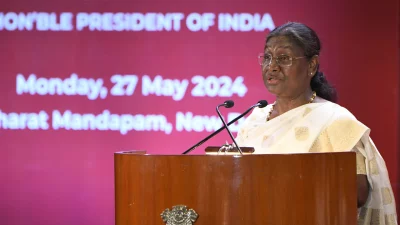 দ্রৌপদী মুর্মু। ছবি: এক্স থেকে নেওয়া