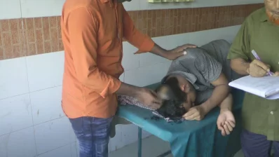 চুয়াডাঙ্গায় অন্তত চারজন ছাত্র আহত হয়েছেন। ছবি: ইনডিপেনডেন্ট টেলিভিশন