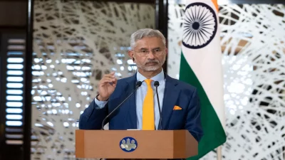 ভারতের পররাষ্ট্রমন্ত্রী এস জয়শঙ্কর। ছবি: রয়টার্স