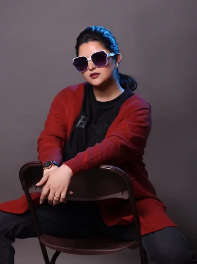 ফেলুবকশি লুকে পরী মণি। ছবি: ফেসবুক থেকে নেওয়া
