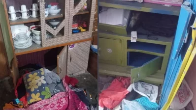 প্রায় ১৫ লাখ টাকার মালামাল নিয়ে গেছে ডাকাত দল। ছবি: ইনডিপেনডেন্ট টেলিভিশন