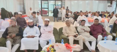 কাতারে বৃহত্তর ফটিকছড়ি সমিতির ইফতার ও দোয়া মাহফিল চলছে। ছবি: লেখক