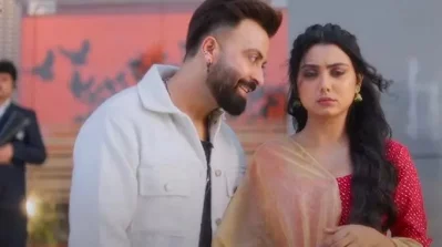 বরবাদ-এর একটি দৃশ্যে শাকিব-ইধিকা। ছবি: সংগৃহীত
