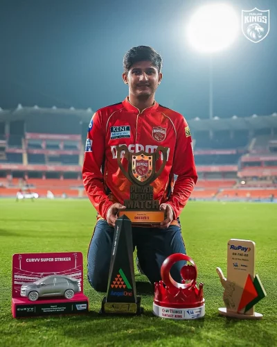 সেঞ্চুরি করে পাঁচটি পুরস্কার জিতেছেন প্রিয়ানশ আরিয়া। ছবি: এক্স 