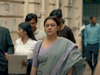 চক্কর সিনেমার দৃশ্যে মৌসুমী নাগ। ছবি: সংগৃহীত