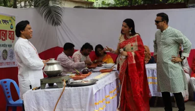 বৈশাখের ওপর রয়েছে বেশ ক’টি নাট্যাংশ। ছবি: ফাগুন অডিও ভিশন