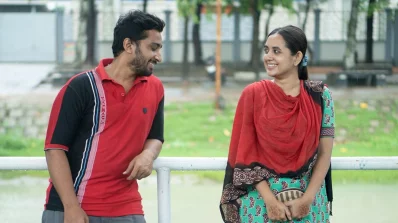 আঁধারের আলো টেলিফিল্মে শাশ্বত দত্ত ও তানিয়া বৃষ্টি। ছবি: মাছরাঙা টিভি
