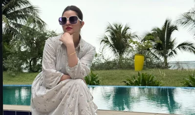 সাম্প্রতিক ছবিতে পরী মণি। ছবি: ফেসবুক থেকে নেওয়া