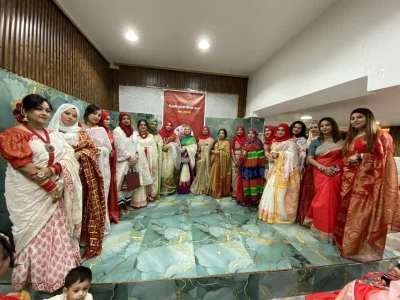 শারজায় বাংলাদেশ লেডিস ক্লাব ইউএইর উদ্যোগে বাংলা বর্ষবরণ উৎসব চলছে। ছবি: লেখক