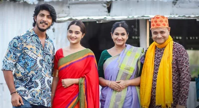 চাঁদের হাট-২ নাটকের অভিনয়শিল্পীরা। ছবি: সিনেমাওয়ালা
