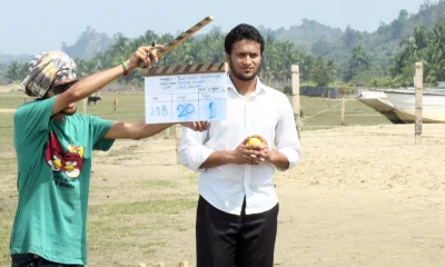 চলচ্চিত্রটিতে সাকিব। ছবি: নির্মাতার সৌজন্যে