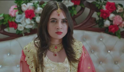 একটি দৃশ্যে তানিয়া বৃষ্টি। ছবি: মাছরাঙা টিভি
