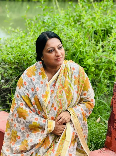 নাটকের দৃশ্যে মৌ শিখা। ছবি: ফেসবুক থেকে নেওয়া 