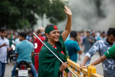 ৫ আগস্ট, বিজয়। ছবি: ফেসবুক থেকে নেওয়া