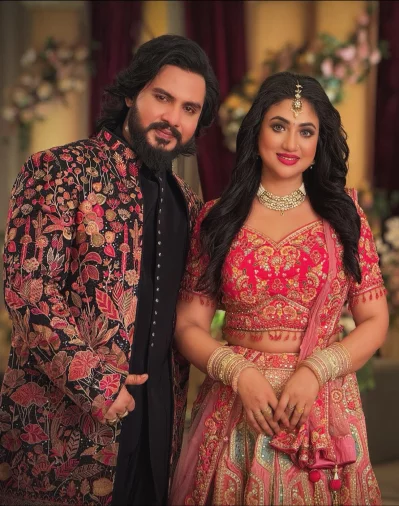 গানটিতে মডেল হয়েছেন অমি-আঁচল। ছবি: ফেসবুক থেকে নেওয়া