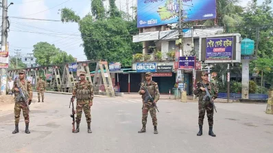 ১৪৪ ধারার মধ্যে থমথমে রয়েছে খাগড়াছড়ি জেলার পরিস্থিতি। ছবি: ইনডিপেনডেন্ট টেলিভিশন