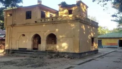 বগুড়ার বাগবাড়ি এলাকায় তারেক রহমানের পূর্ব পুরুষদের ভিটা। ছবি: ভিডিও থেকে নেওয়া ভিটা