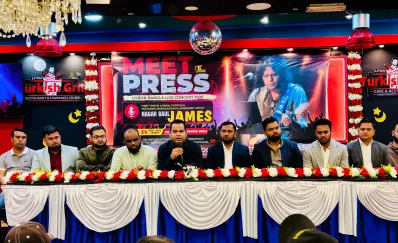 আয়োজকদের সংবাদ সম্মেলন। ছবি সৌজন্য সাজ্জাদ খান